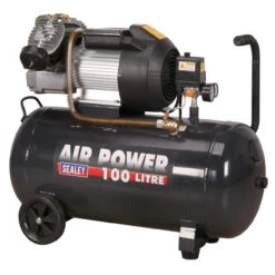 Sealey SAC10030VE V-Twin Direct Drive Compressor 100L