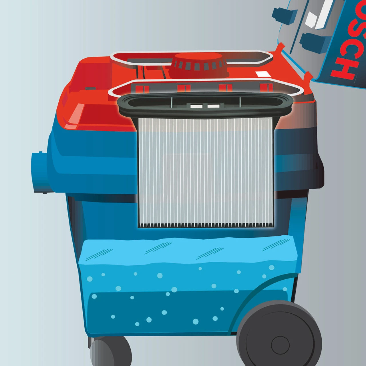 Bosch GAS 25 L SFC L-Class Wet/Dry Dust Extractor (110V) 7 Bosch GAS 25 L SFC L-Class Wet/Dry Dust Extractor (110V) - Image 5