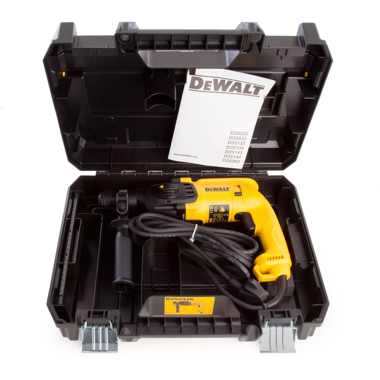Dewalt D25033K 3 Mode SDS Plus Hammer Drill (110V) 7 Dewalt D25033K 3 Mode SDS Plus Hammer Drill (110V) - Image 5