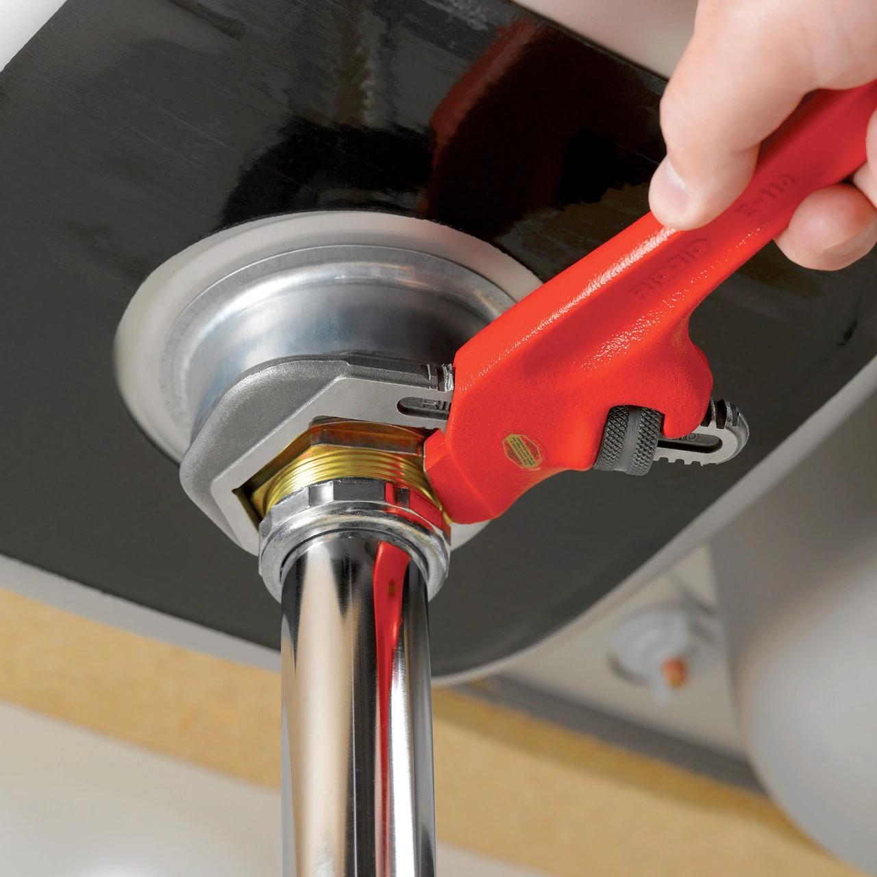 Ridgid E110 Offset Hex Pipe Wrench 9. 1/2 Inch / 240mm 7 Ridgid E110 Offset Hex Pipe Wrench 9. 1/2 Inch / 240mm - Image 5