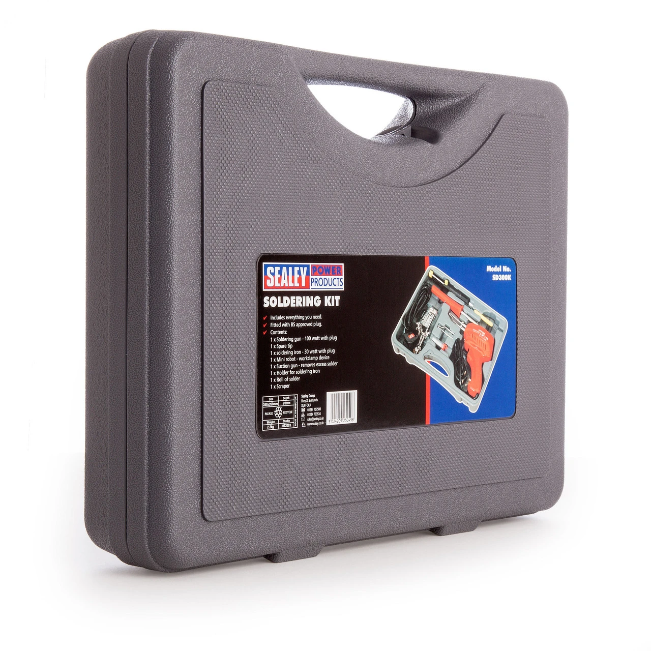 Sealey SD300K Soldering Gun/Iron Kit (8 Piece) 6 Sealey SD300K Soldering Gun/Iron Kit (8 Piece) - Image 4