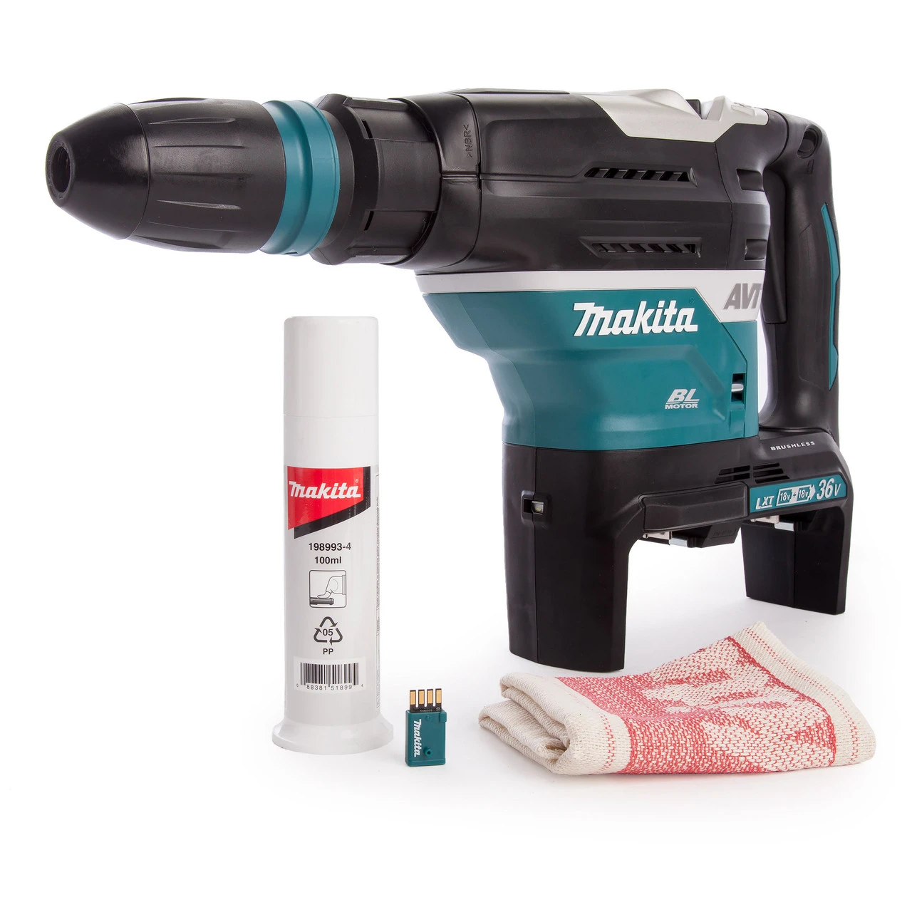 Makita DHR400ZKU 36V Brushless SDS Max Rotary Hammer 40mm (Body Only) - Accepts 2 X 18V Batteries 6 Makita DHR400ZKU 36V Brushless SDS Max Rotary Hammer 40mm (Body Only) - Accepts 2 X 18V Batteries - Image 4