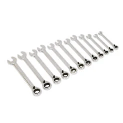 Sealey S0840 Reversible Combination Spanner Set (12 Piece)