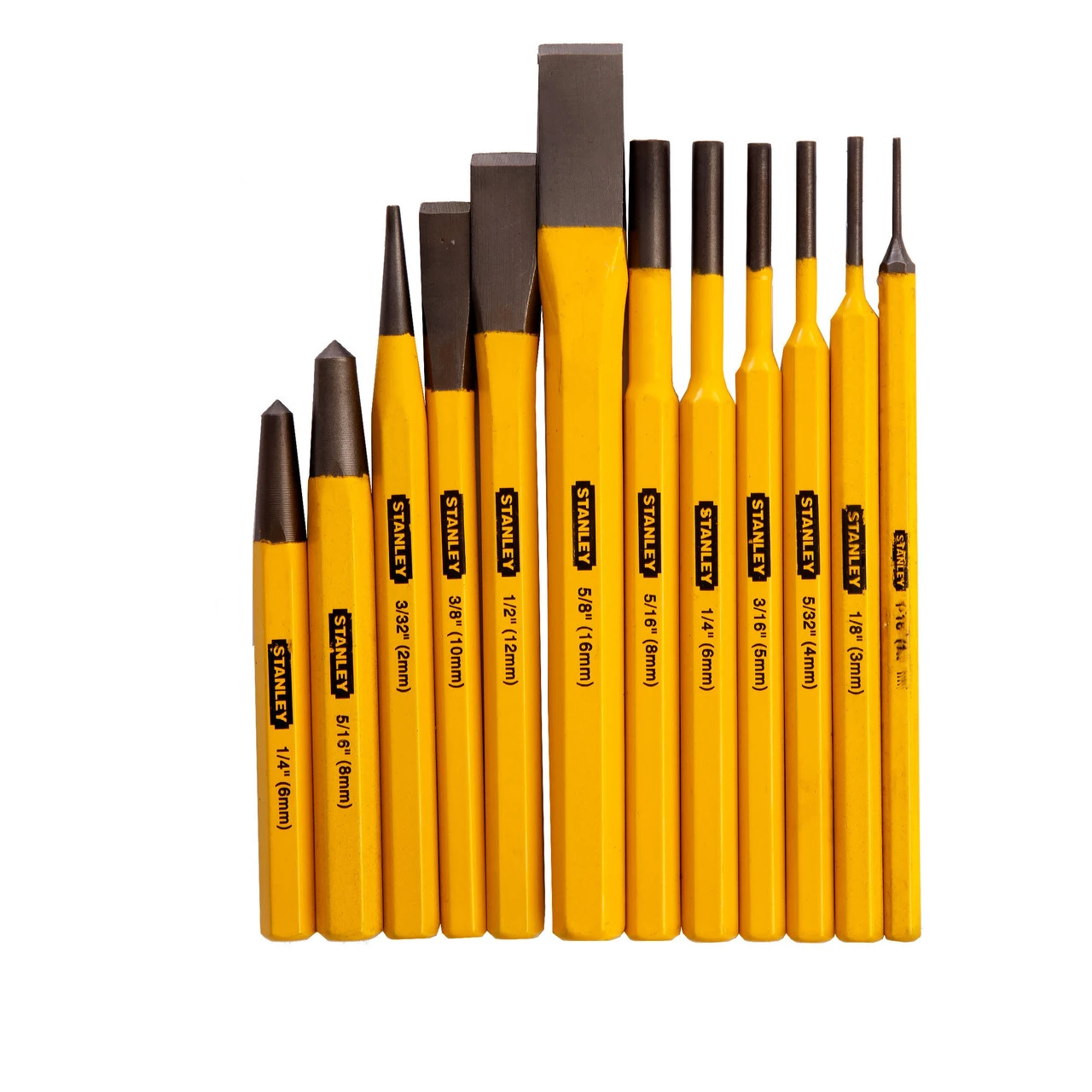 Stanley 4-18-299 12 Piece Punch & Chisel Set 3 Stanley 4-18-299 12 Piece Punch & Chisel Set