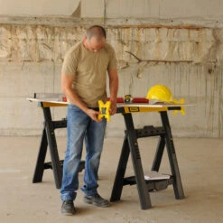 Stanley STST1-70559 2 Way Adjustable Saw Horse Twin Pack -Home Tools Store 5c9b7fee166b2379760000d2 60807.1583490299