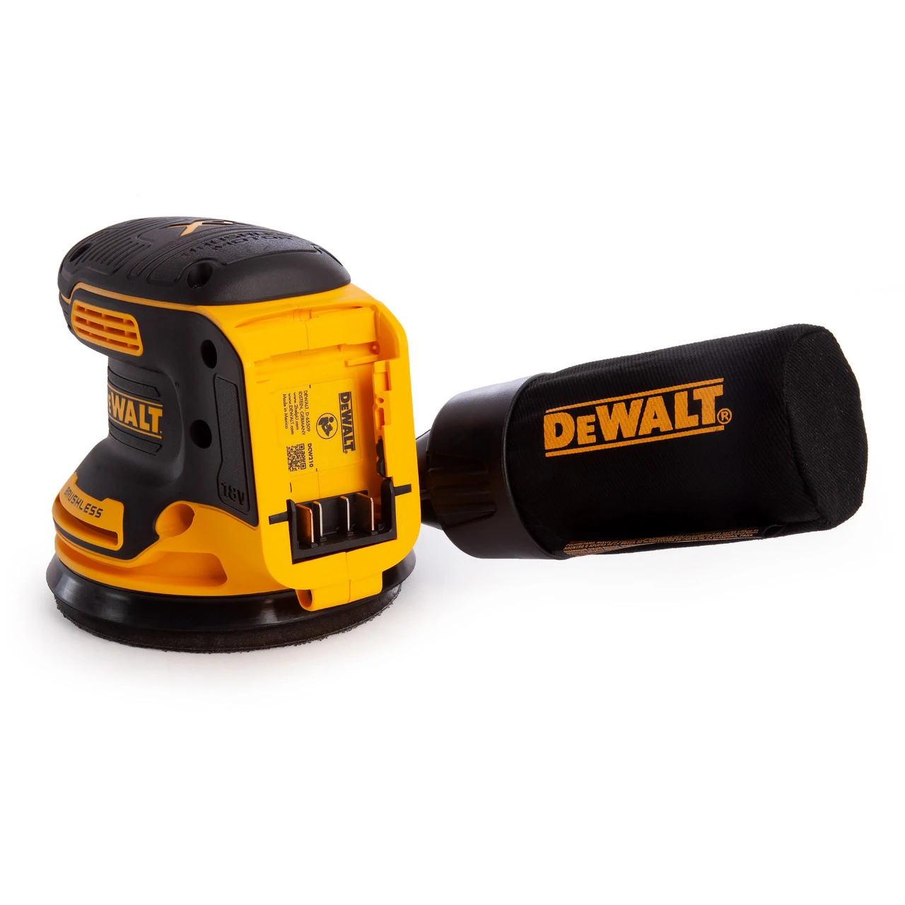 Dewalt DCW210N 18V XR 5 Inch/125mm Brushless Random Orbital Sander (Body Only) 6 Dewalt DCW210N 18V XR 5 Inch/125mm Brushless Random Orbital Sander (Body Only) - Image 4