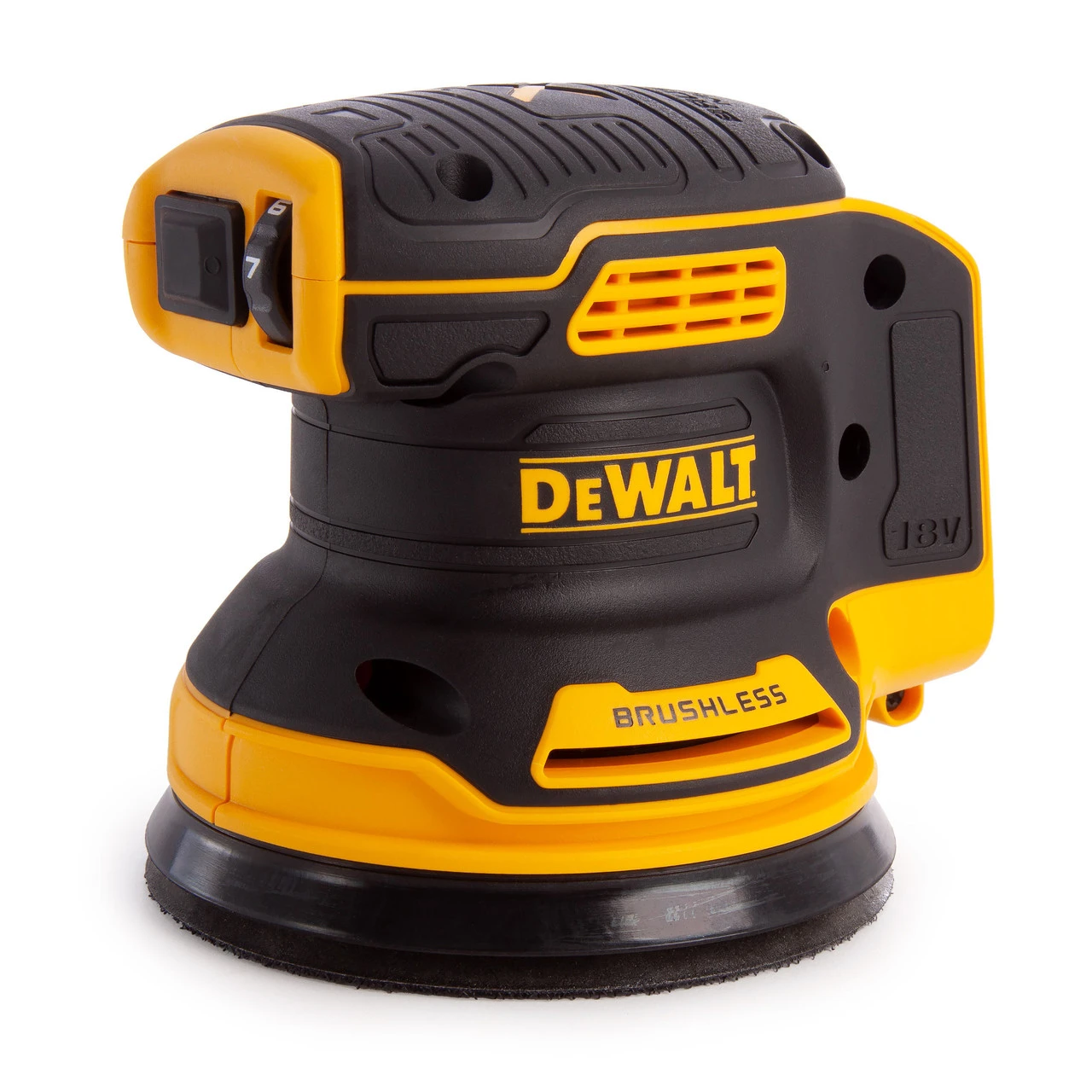 Dewalt DCW210N 18V XR 5 Inch/125mm Brushless Random Orbital Sander (Body Only) 4 Dewalt DCW210N 18V XR 5 Inch/125mm Brushless Random Orbital Sander (Body Only) - Image 2