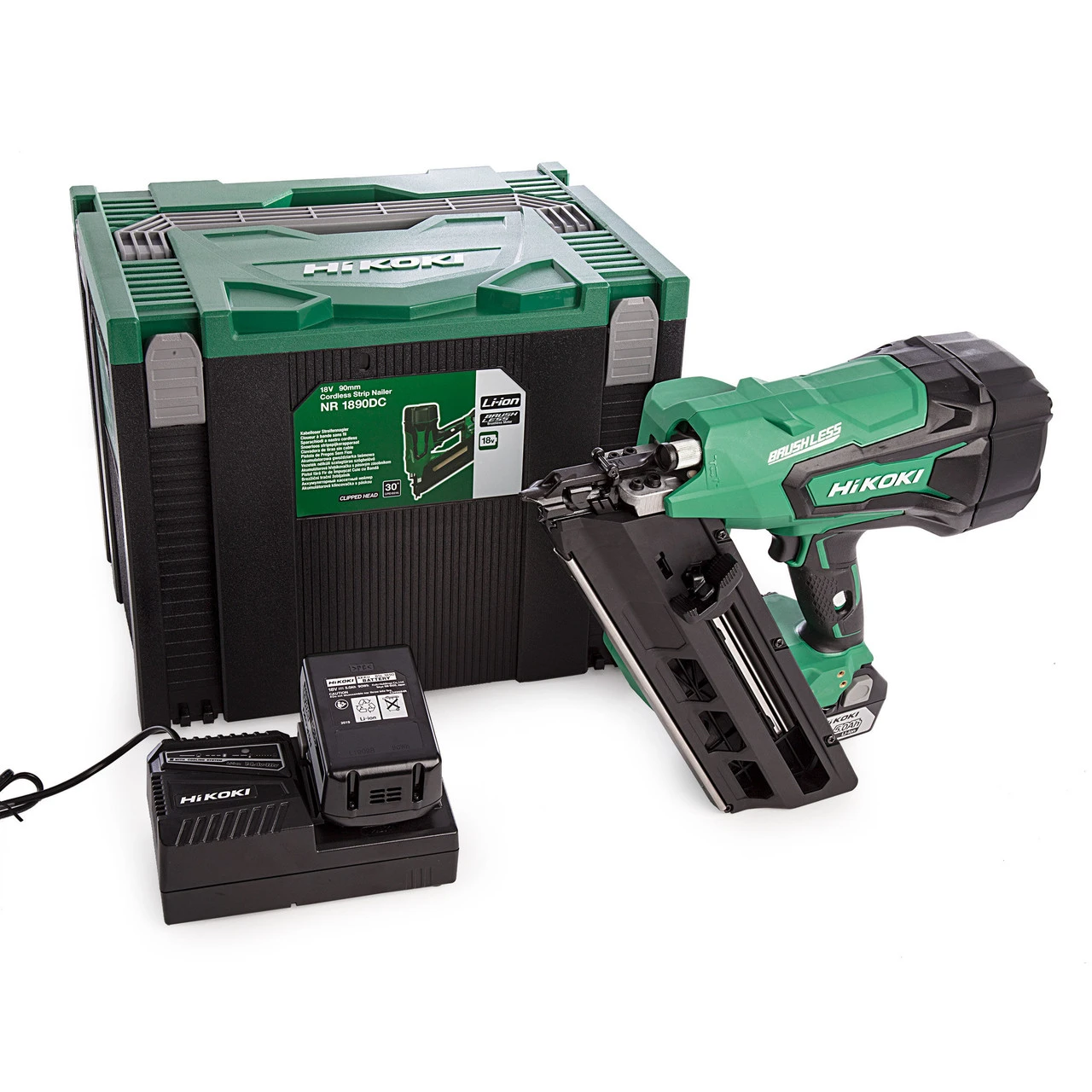 HiKOKI NR1890DCJPZ 18V Brushless 1st Fix Framing Nailer (2 X 5.0Ah Batteries) 3 HiKOKI NR1890DCJPZ 18V Brushless 1st Fix Framing Nailer (2 X 5.0Ah Batteries)