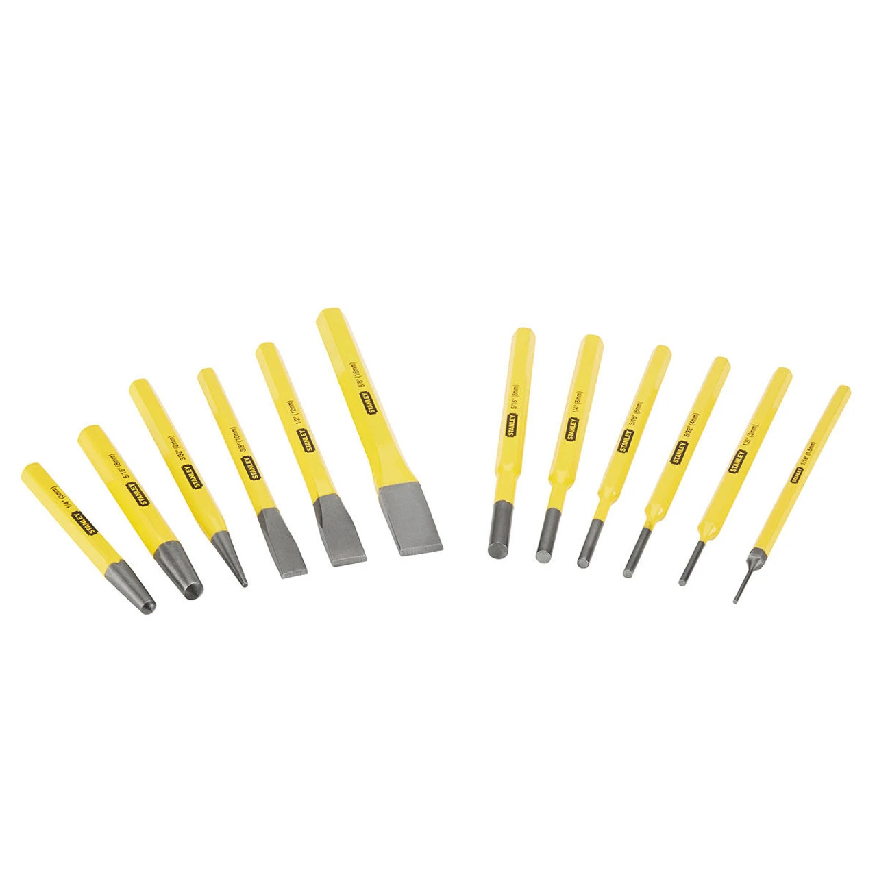 Stanley 4-18-299 12 Piece Punch & Chisel Set 4 Stanley 4-18-299 12 Piece Punch & Chisel Set - Image 2