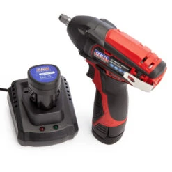 Sealey CP1204KIT 12V 3/8" Impact Wrench (2 X 1.5Ah Batteries) -Home Tools Store 5dc19b18caefae7619000078 37620.1583489737
