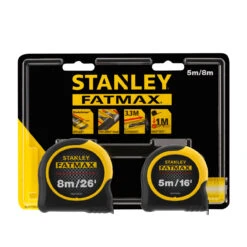 Stanley FMHT81745-0 FatMax Metric/Imperial Classic Tape Measure Twin Pack (5m & 8m) -Home Tools Store file input 1578557422698 81825.1583490529