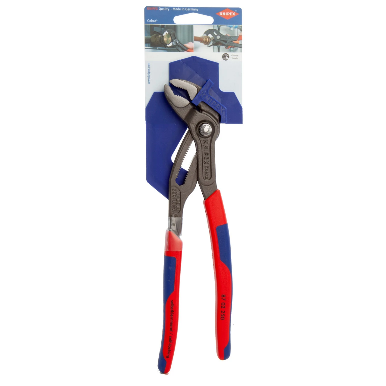 Knipex 8702250SB Cobra Hightech Water Pump Pliers 250mm 4 Knipex 8702250SB Cobra Hightech Water Pump Pliers 250mm - Image 2