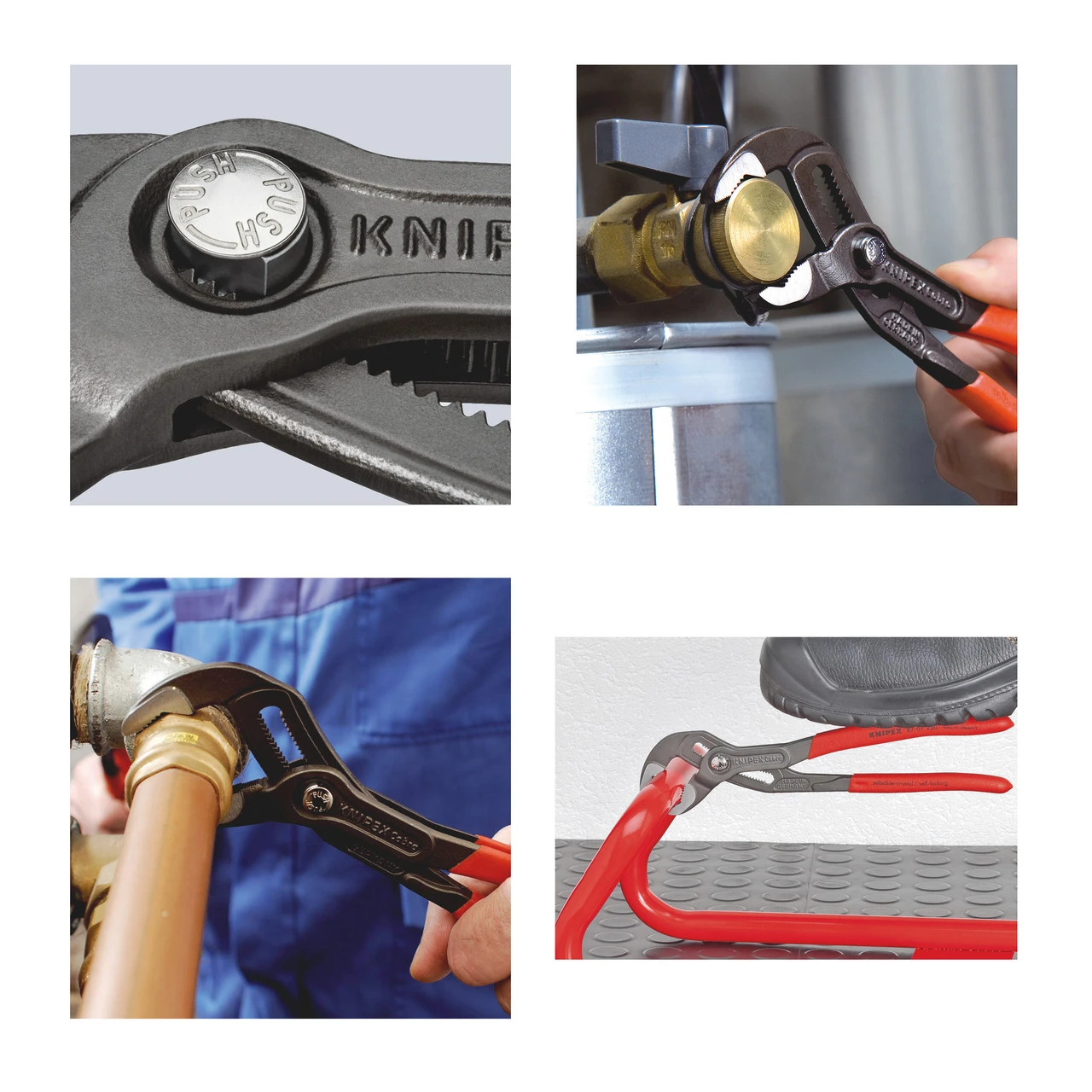 Knipex 8702250SB Cobra Hightech Water Pump Pliers 250mm 5 Knipex 8702250SB Cobra Hightech Water Pump Pliers 250mm - Image 3