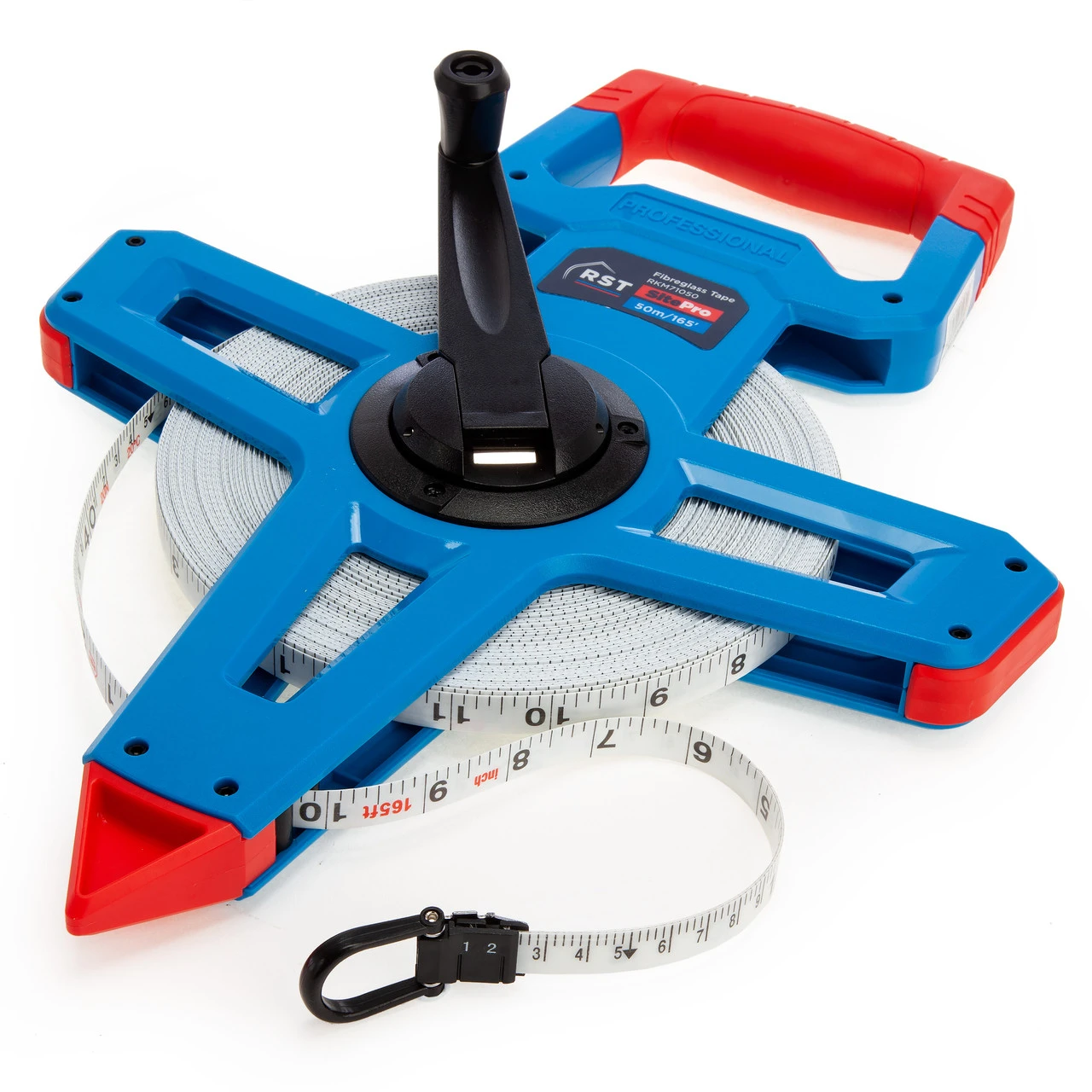 RST RKM71050 Metric/Imperial Fibreglass Open Framed Tape Measure 50m 4 RST RKM71050 Metric/Imperial Fibreglass Open Framed Tape Measure 50m - Image 2