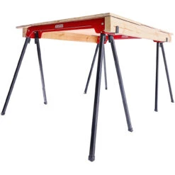 Excel 5157 Heavy Duty Steel Folding Sawhorse Twin Pack 500kg Capacity -Home Tools Store file input 1629282082041 86150.1629282083