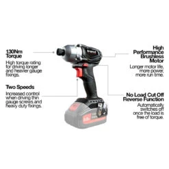 Trend T18S/IDB 18V Brushless Impact Driver (1 X 2.0Ah Battery) -Home Tools Store file input 1645614654584 72240.1645614671