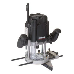 Trend T12EK 1/2" Variable Speed Plunge Router 2300W (240V) -Home Tools Store file input 1646044524440 03024.1646044525