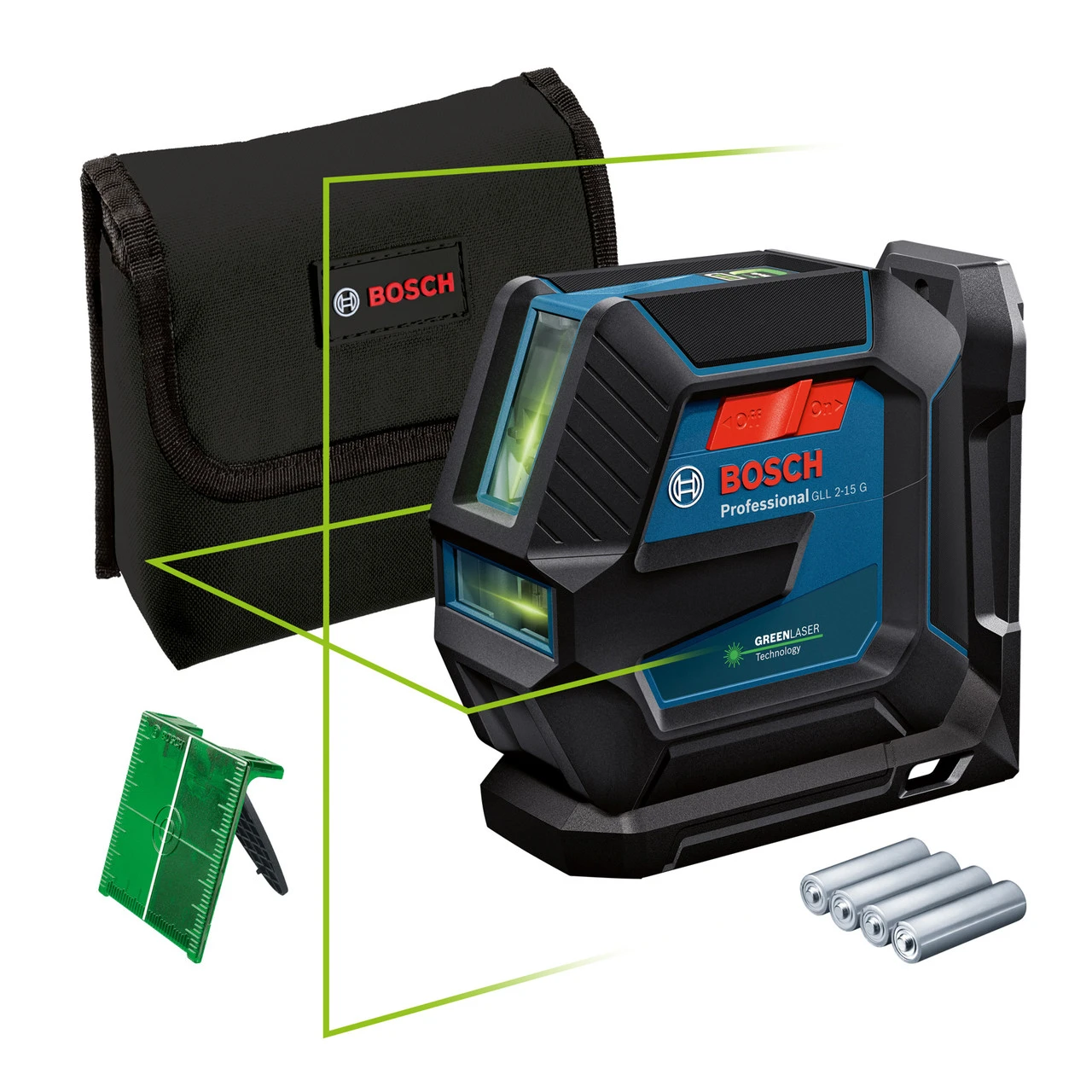 Bosch GLL 2-15 G Professional Green Line Laser 4 Bosch GLL 2-15 G Professional Green Line Laser - Image 2