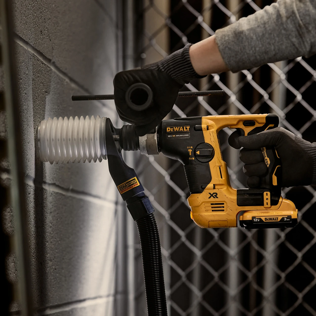 Dewalt DCH072L2 12V XR Brushless SDS Plus Hammer Drill (2 X 3.0Ah Batteries) 8 Dewalt DCH072L2 12V XR Brushless SDS Plus Hammer Drill (2 X 3.0Ah Batteries) - Image 6