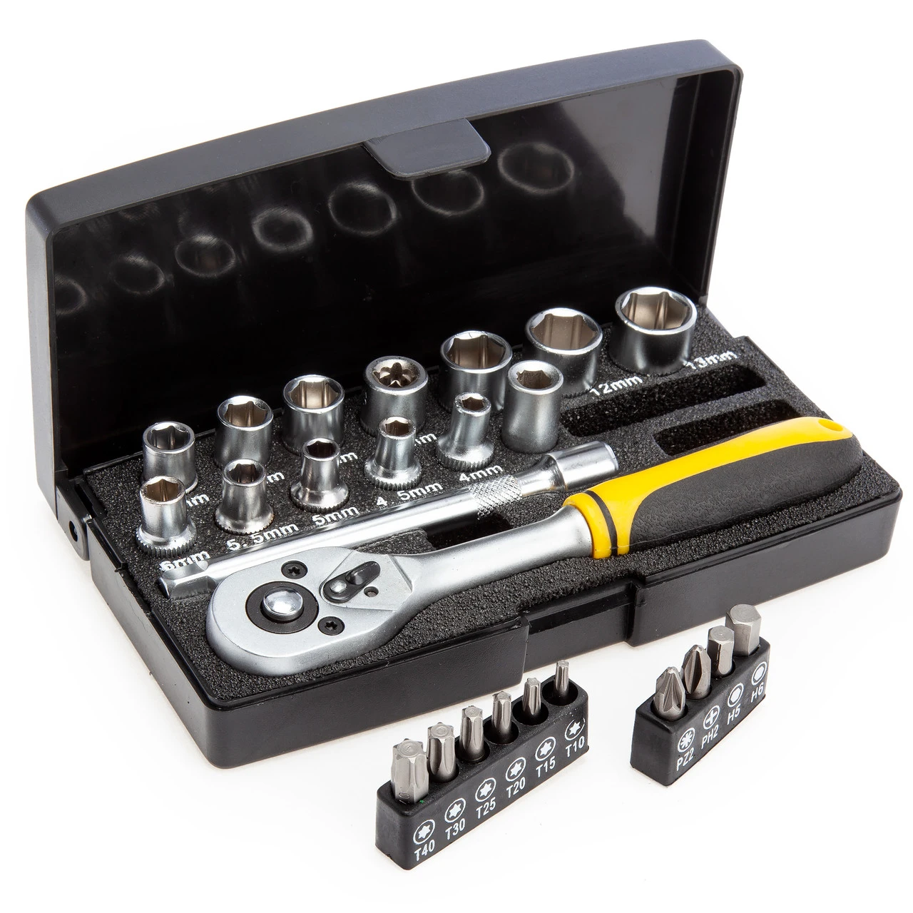 XTrade X0900017 Socket Set 1/4in Drive (25 Piece) 3 XTrade X0900017 Socket Set 1/4in Drive (25 Piece)