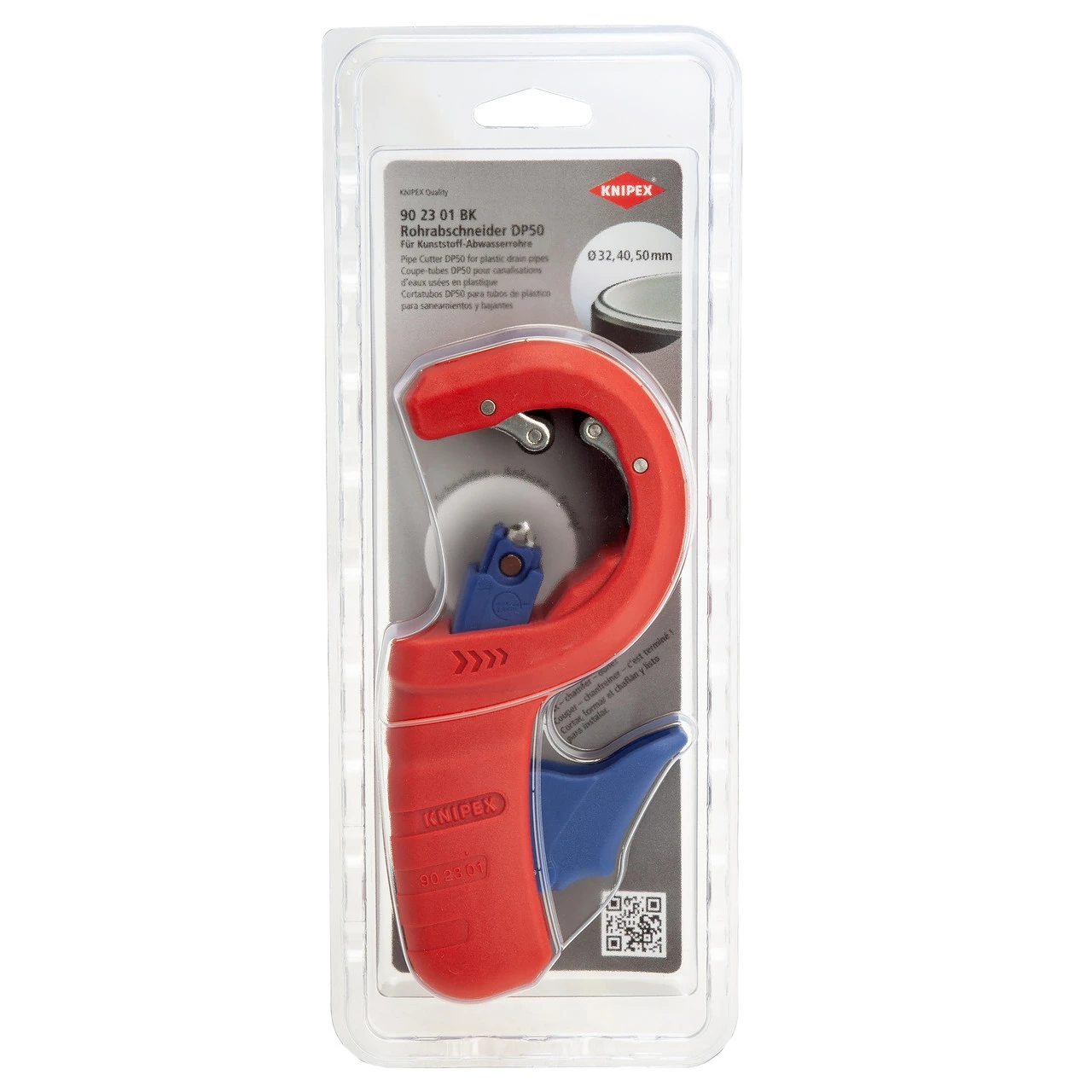 Knipex 902301BK DP50 Cutter For Plastic Drain Pipes 6 Knipex 902301BK DP50 Cutter For Plastic Drain Pipes - Image 4