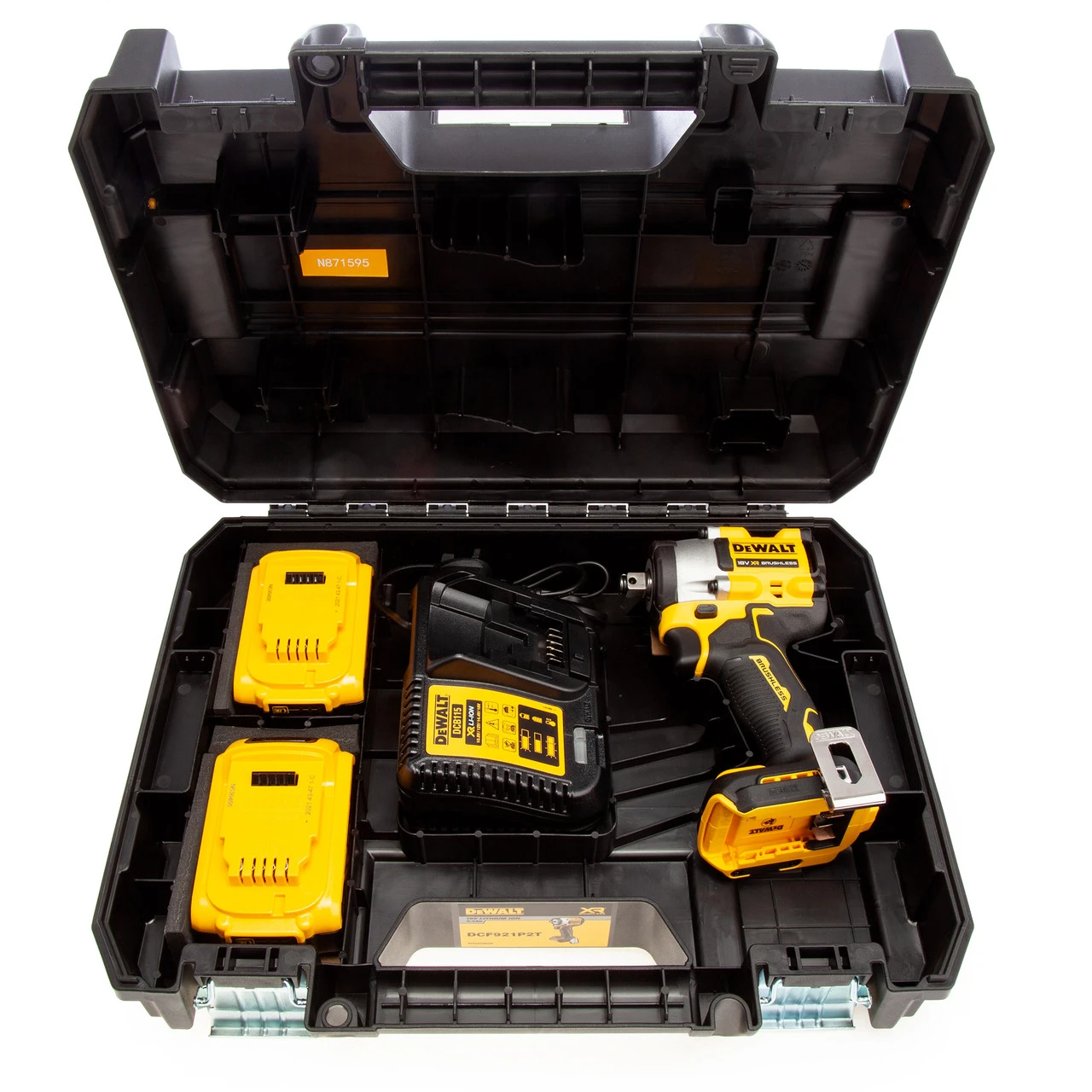 Dewalt DCF921P2T 18V XR 1/2" Brushless Impact Wrench (2 X 5.0Ah Batteries) In TSTAK Box 5 Dewalt DCF921P2T 18V XR 1/2" Brushless Impact Wrench (2 X 5.0Ah Batteries) In TSTAK Box - Image 3