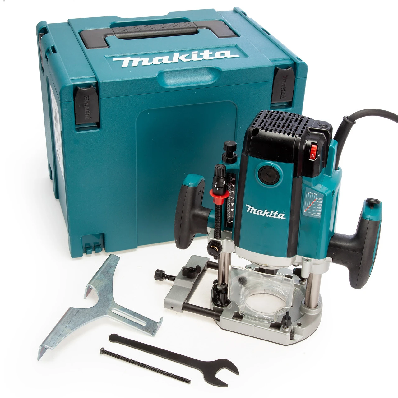 Makita RP2303FCJ 1/2in Plunge Router In Carry Case (110V) 3 Makita RP2303FCJ 1/2in Plunge Router In Carry Case (110V)