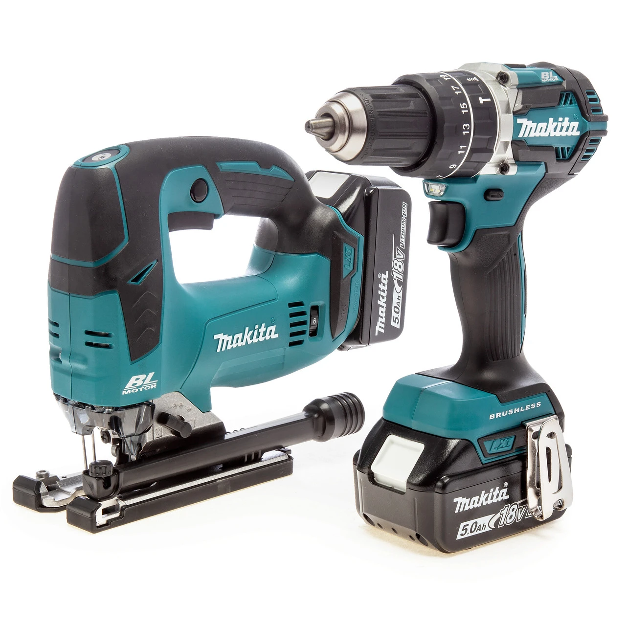 Makita DLX2202TJ1 50th Anniversary 18V LXT Brushless Combo Kit (2 X 5.0Ah Batteries) In MakPac Case 5 Makita DLX2202TJ1 50th Anniversary 18V LXT Brushless Combo Kit (2 X 5.0Ah Batteries) In MakPac Case - Image 3