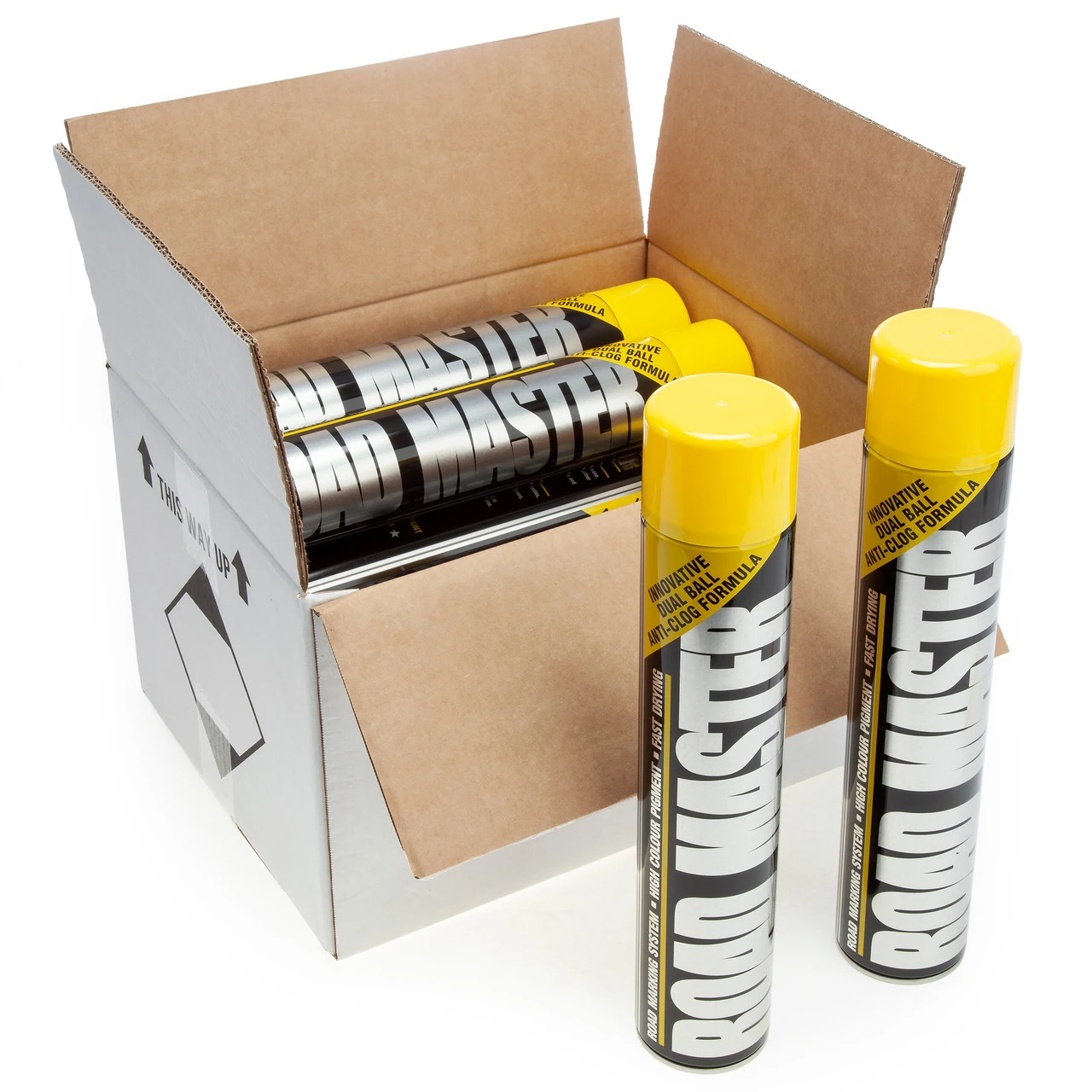 Roadmaster AARO02 Line Marking Paint In Yellow 750ml (Box Of 12) 3 Roadmaster AARO02 Line Marking Paint In Yellow 750ml (Box Of 12)