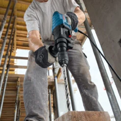 Bosch GBH220D SDS+ Rotary Hammer 2kg In Case With 3 Drills (240V) -Home Tools Store file input 1668009619647 44222.1673628732