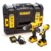 Dewalt DCK218D2T 12V XR Combi Drill & Impact Driver Twin Pack (2 X 2.0Ah Batteries) In TSTAK Case -Home Tools Store file input 1670251713892 41162.1670251716