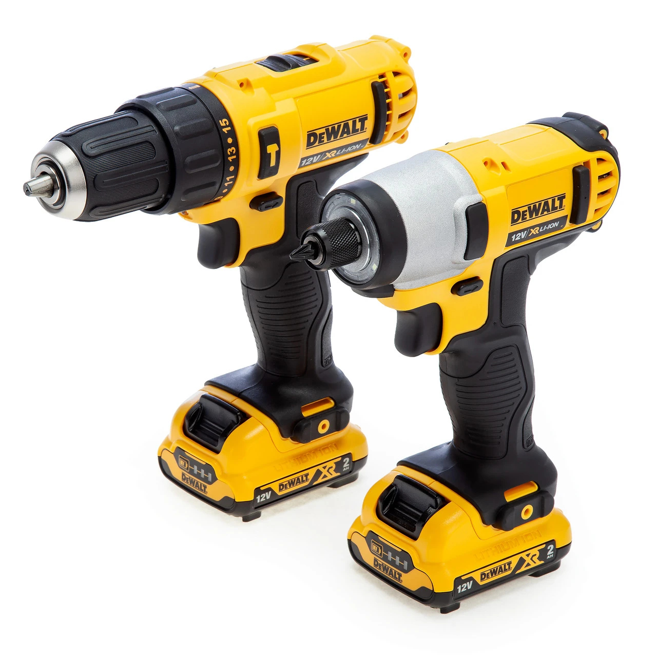 Dewalt DCK218D2T 12V XR Combi Drill & Impact Driver Twin Pack (2 X 2.0Ah Batteries) In TSTAK Case 4 Dewalt DCK218D2T 12V XR Combi Drill & Impact Driver Twin Pack (2 X 2.0Ah Batteries) In TSTAK Case - Image 2