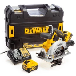 Dewalt DCS512P2 12V XR 140mm Circular Saw (2 X 5.0Ah Batteries) In TSTAK Box