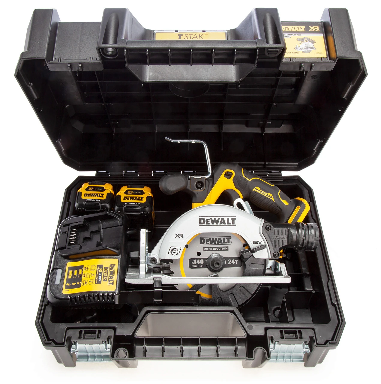 Dewalt DCS512P2 12V XR 140mm Circular Saw (2 X 5.0Ah Batteries) In TSTAK Box 5 Dewalt DCS512P2 12V XR 140mm Circular Saw (2 X 5.0Ah Batteries) In TSTAK Box - Image 3