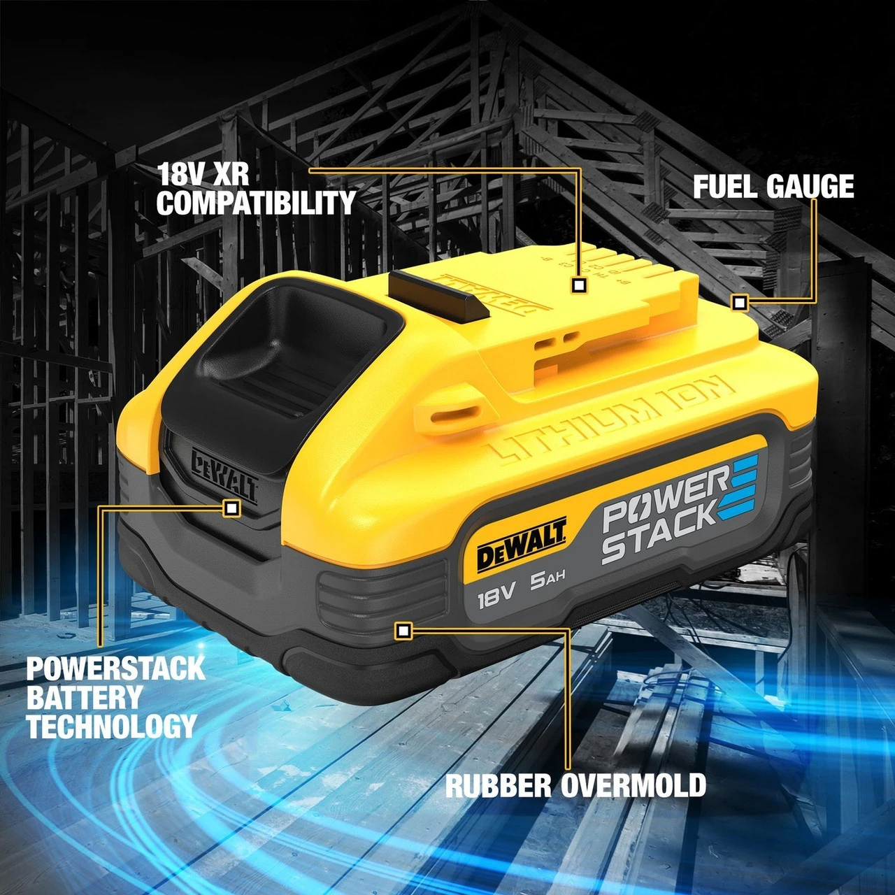 Dewalt DCG409H2T 18V XR 5 Inch/125mm Brushless Angle Grinder (2 X 5.0Ah Powerstack Batteries) 7 Dewalt DCG409H2T 18V XR 5 Inch/125mm Brushless Angle Grinder (2 X 5.0Ah Powerstack Batteries) - Image 5