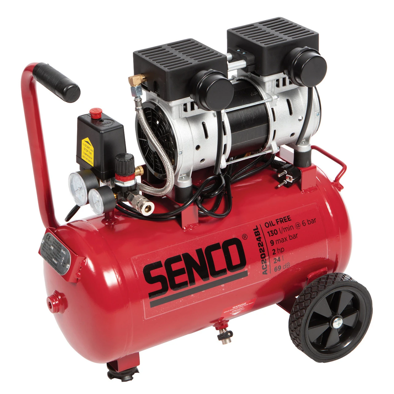 Senco AC20224BL Low Noise Compressor 24L (110V) 3 Senco AC20224BL Low Noise Compressor 24L (110V)