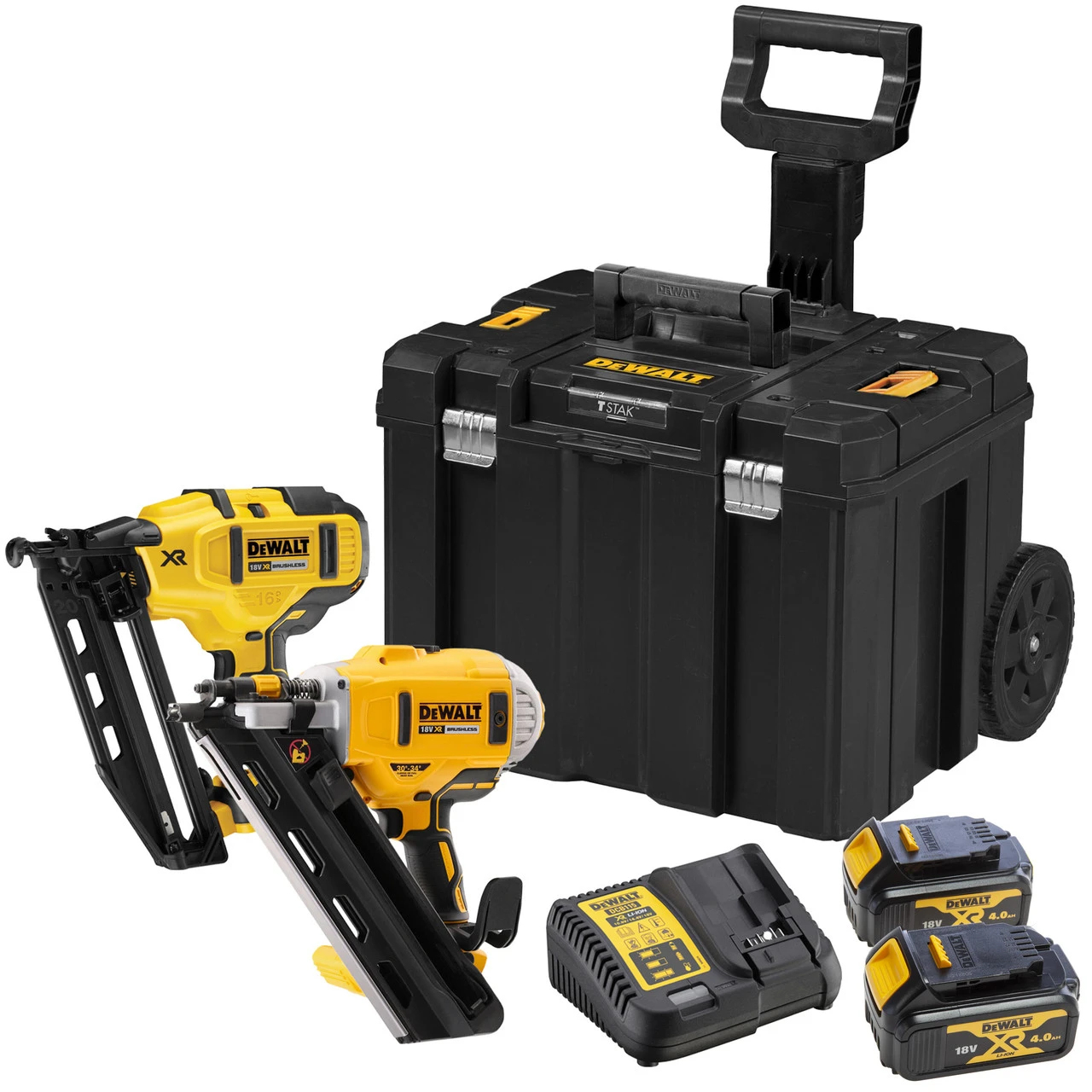 Dewalt DCK264M2T 18V XR Framing & Finishing Nailer (2 X 4.0Ah Batteries) In TSTAK Rolling Case 3 Dewalt DCK264M2T 18V XR Framing & Finishing Nailer (2 X 4.0Ah Batteries) In TSTAK Rolling Case