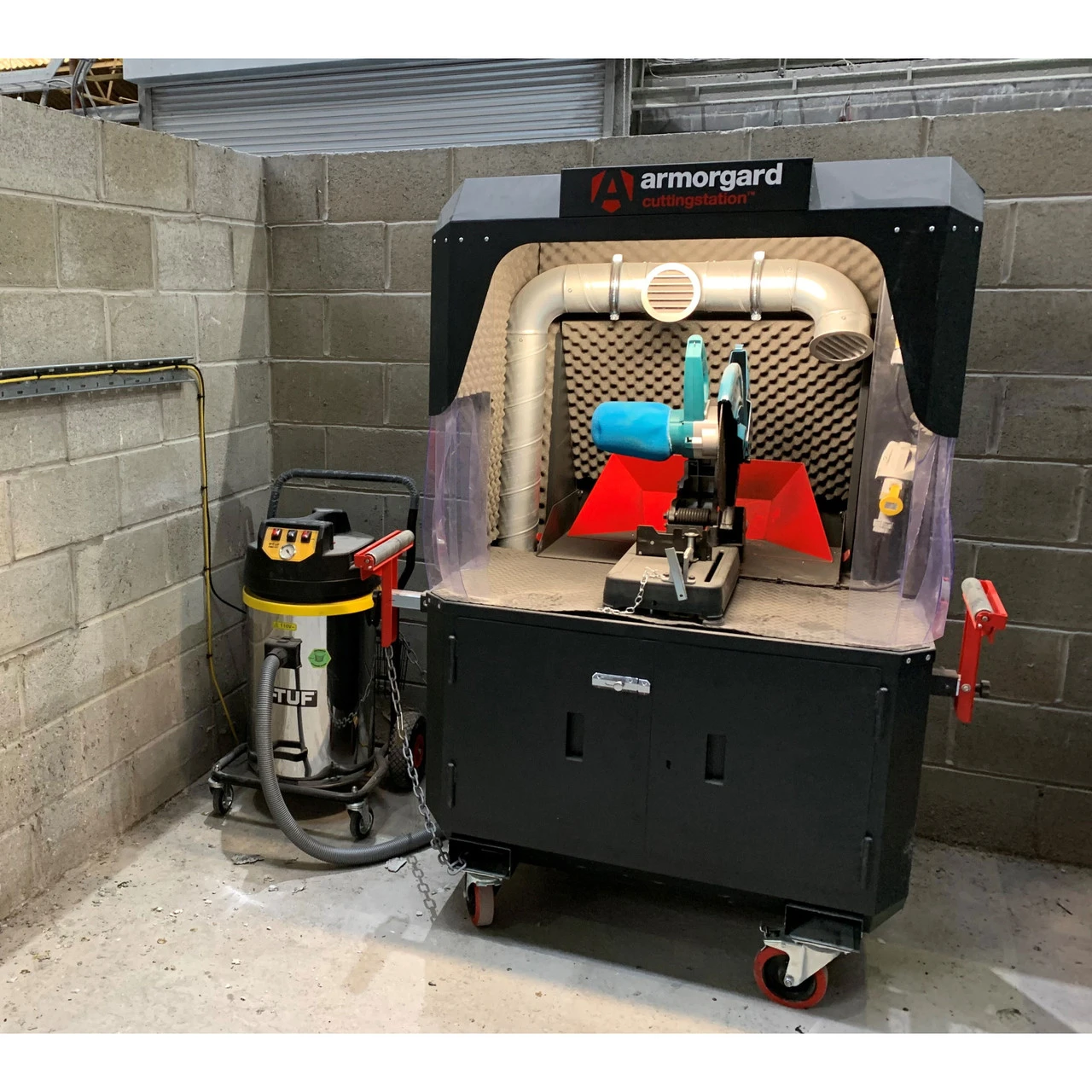 V-TUF MAXI H-Class Industrial Wet & Dry Dust Extractor 80L (240V) With Accessories 5 V-TUF MAXI H-Class Industrial Wet & Dry Dust Extractor 80L (240V) With Accessories - Image 3