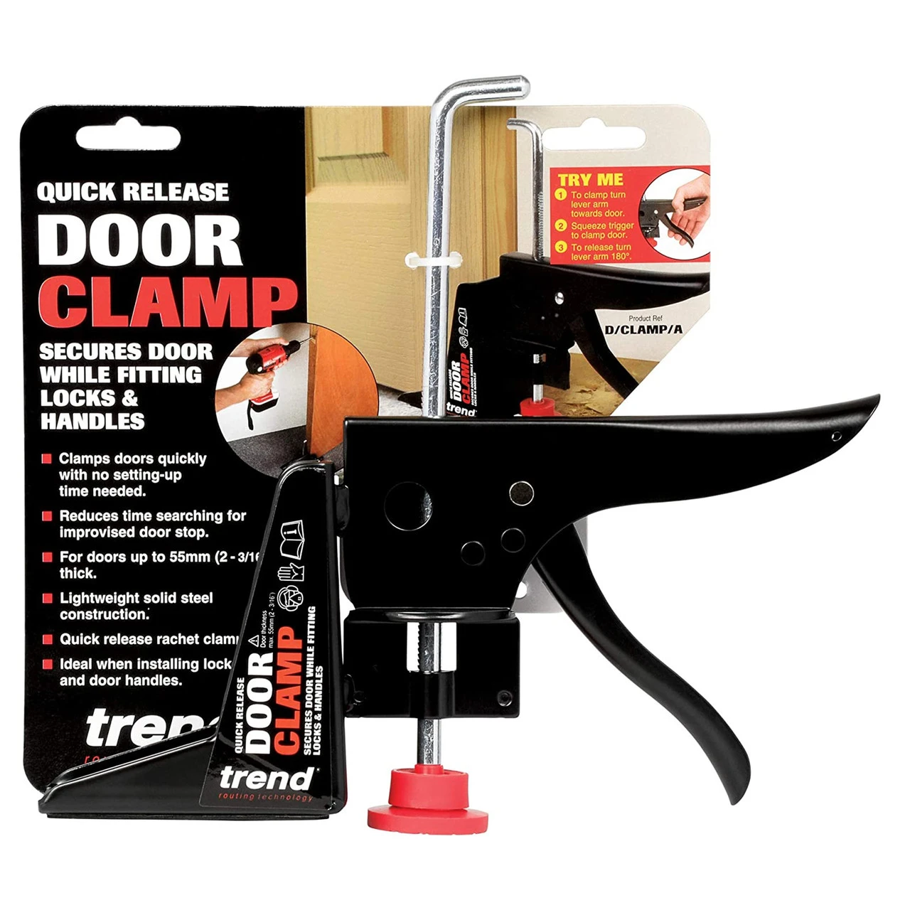 Trend D/CLAMP/A Quick-Release Door Clamp Ratchet Type 55mm 6 Trend D/CLAMP/A Quick-Release Door Clamp Ratchet Type 55mm - Image 4