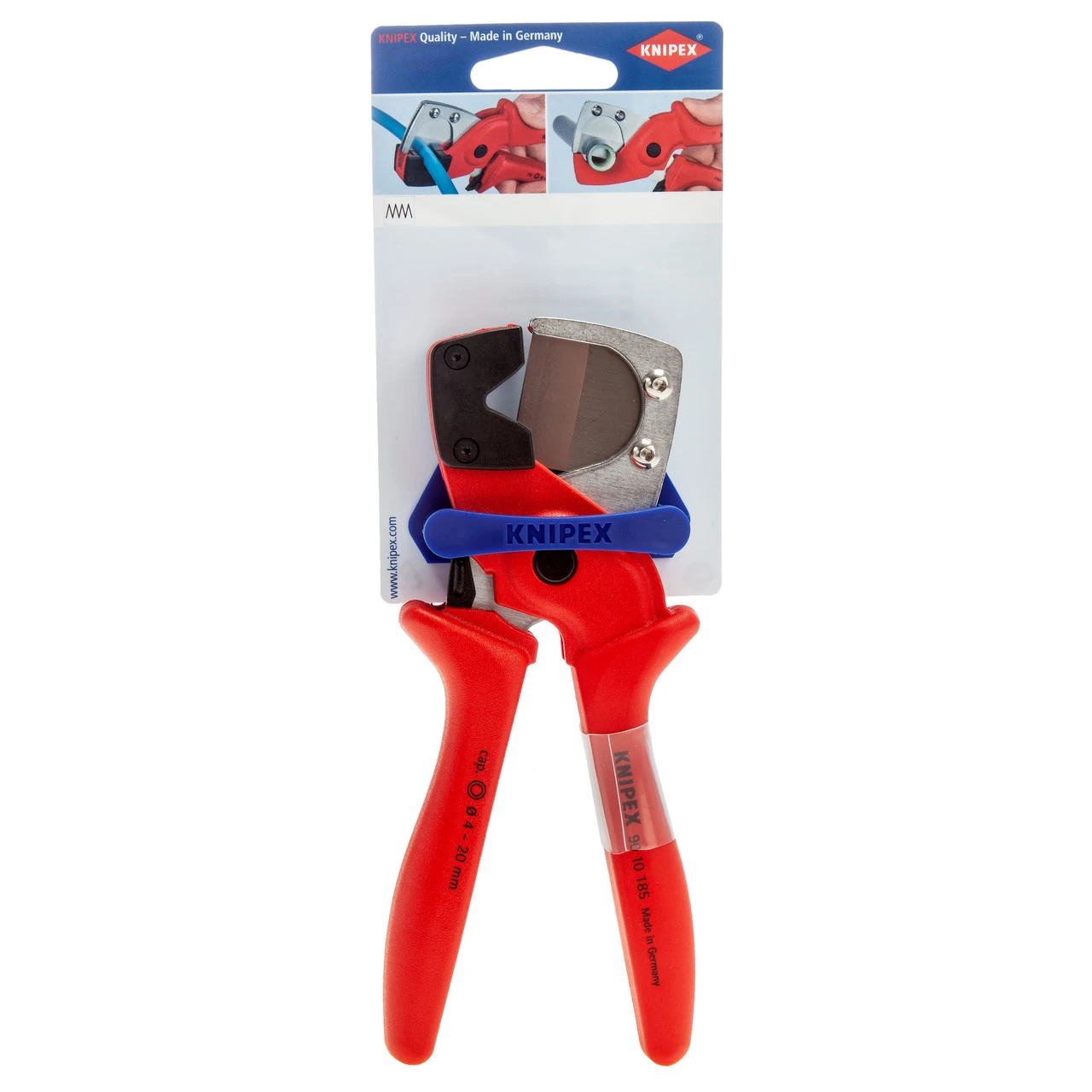 Knipex 9010185SB Pipe Cutter For Multilayer And Pneumatic Hoses 185mm 4 Knipex 9010185SB Pipe Cutter For Multilayer And Pneumatic Hoses 185mm - Image 2