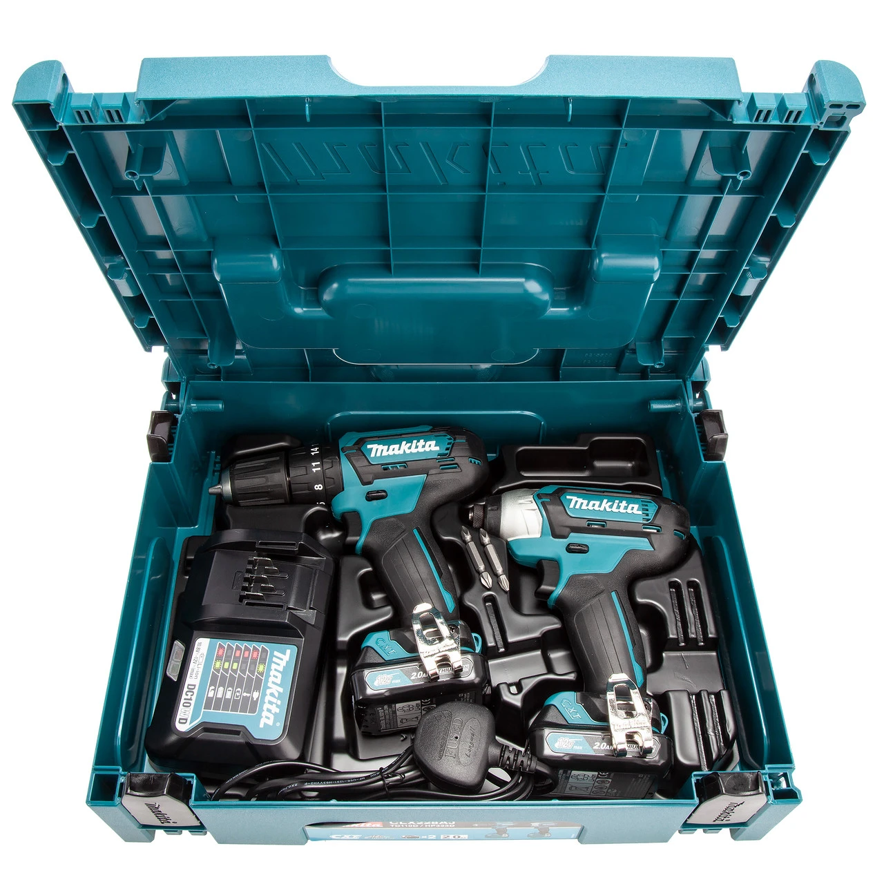 Makita CLX228AJ 12Vmax CXT Combi Drill & Impact Driver Twin Pack (2 X 2.0Ah Batteries) 5 Makita CLX228AJ 12Vmax CXT Combi Drill & Impact Driver Twin Pack (2 X 2.0Ah Batteries) - Image 3