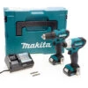 Makita CLX224AJ 12Vmax CXT Impact Driver & Drill Driver Twin Pack (2 X 2.0Ah Batteries) -Home Tools Store file input 1686128078543 49243.1686128080