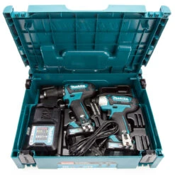 Makita CLX224AJ 12Vmax CXT Impact Driver & Drill Driver Twin Pack (2 X 2.0Ah Batteries) -Home Tools Store file input 1686128078549 17178.1686128080